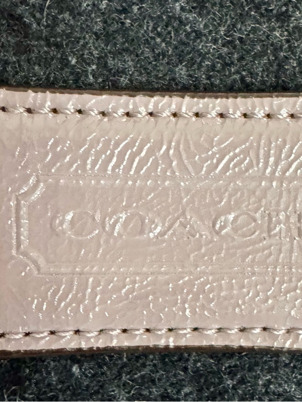 Coach Dusty Pink Signature Nylon Crossbody Bag - Picture 6 of 6